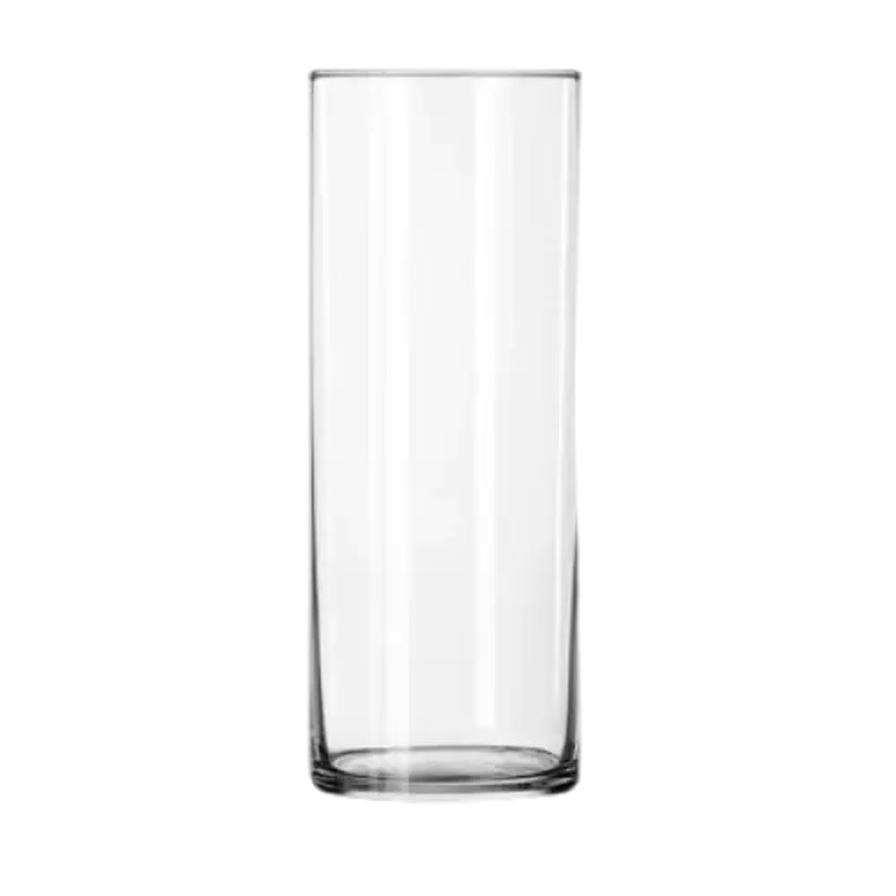 Libbey Cylinder Vase, 7-1/2-Inch, Clear, Set of 12