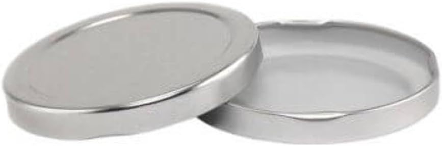Silver Twist Closure, No Button 70TW, Tinplate w/Plastisol (Case 1050)
