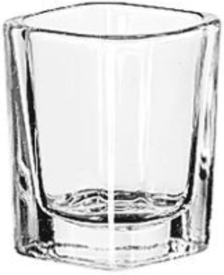2 oz Square Prism Shot Glass - Set of 4