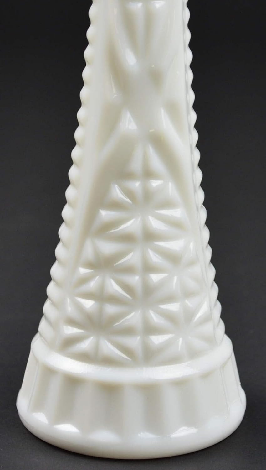 Stars & Bars Milk Glass (5 7/8" Bud Vase) One Vase