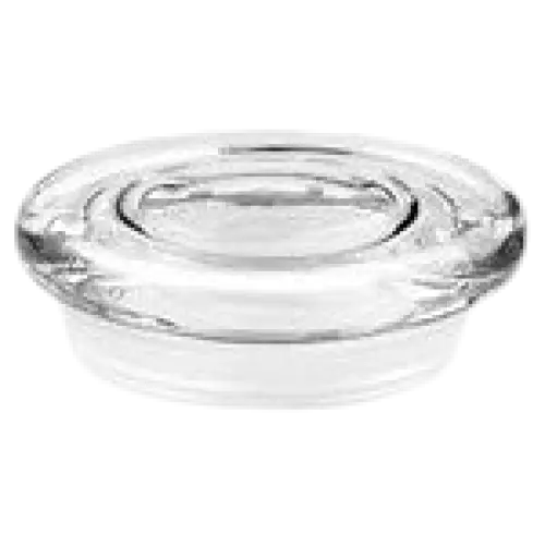 75185 - Medium Flat Pressed Lid Case of 72 - Case of 72 - Glass