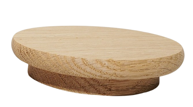 Wooden Lid with fitment for jars with 3 1/2" Opening Pack of 12
