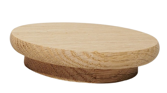 Wooden Lid with fitment for jars with 3 1/2" Opening Pack of 12
