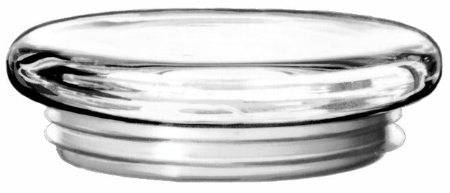 8 oz Clear Glass Candle Jars w/ Glass Flat Pressed Lids