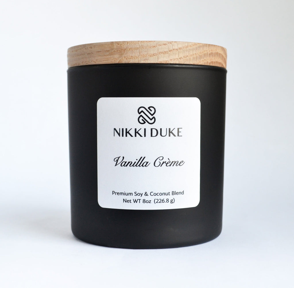 Nikki Duke Vanilla Creme 8 oz Premium Soy Candle