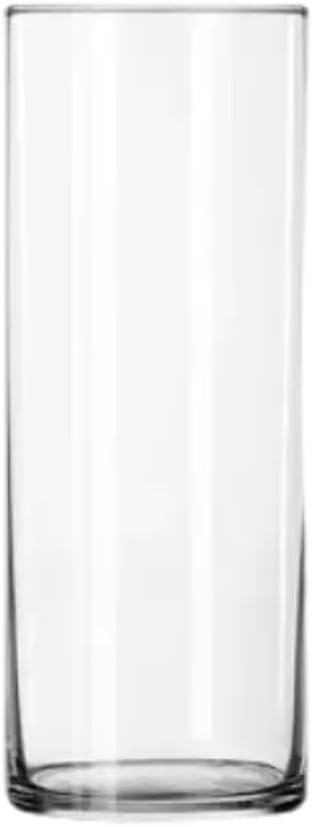 Libbey Cylinder Vase, 9-Inch, Clear, Set of 12