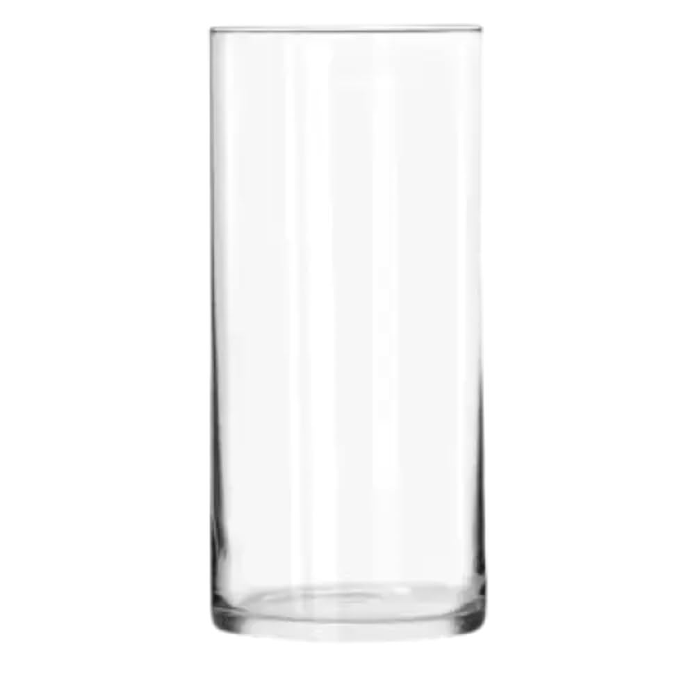 Libbey Cylinder Vase, 9-Inch, Clear, Set of 12