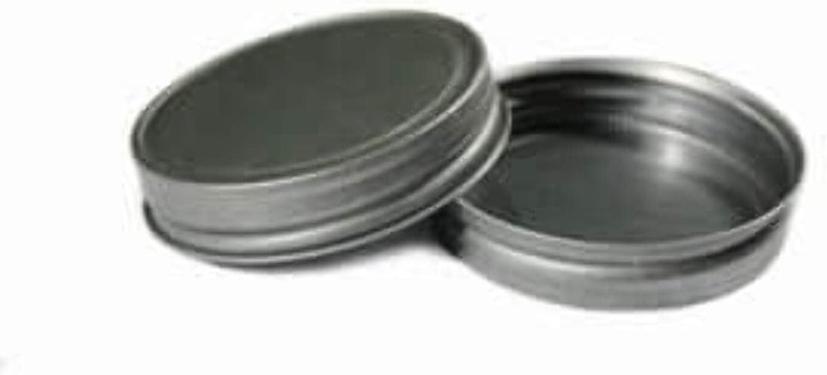 Technocap Pewter Lids for Mason Jars - Pack of 12