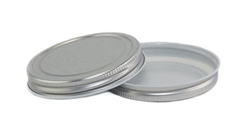 Silver CT Lid for Mason Jars - Pack of 12