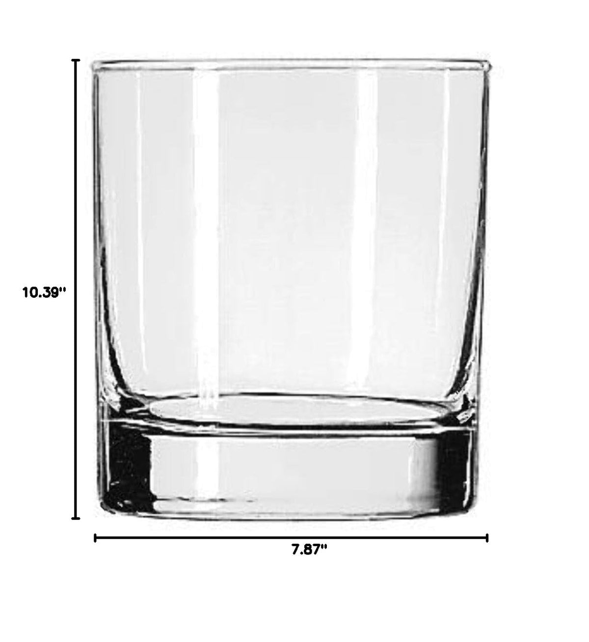 Libbey Glassware 917CD Beverage Finedge Glass, Heavy Base, 11 oz. (Pack of 36)