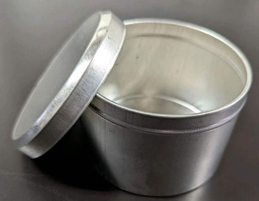 12oz Deep Roll Edge Tin with Lid
