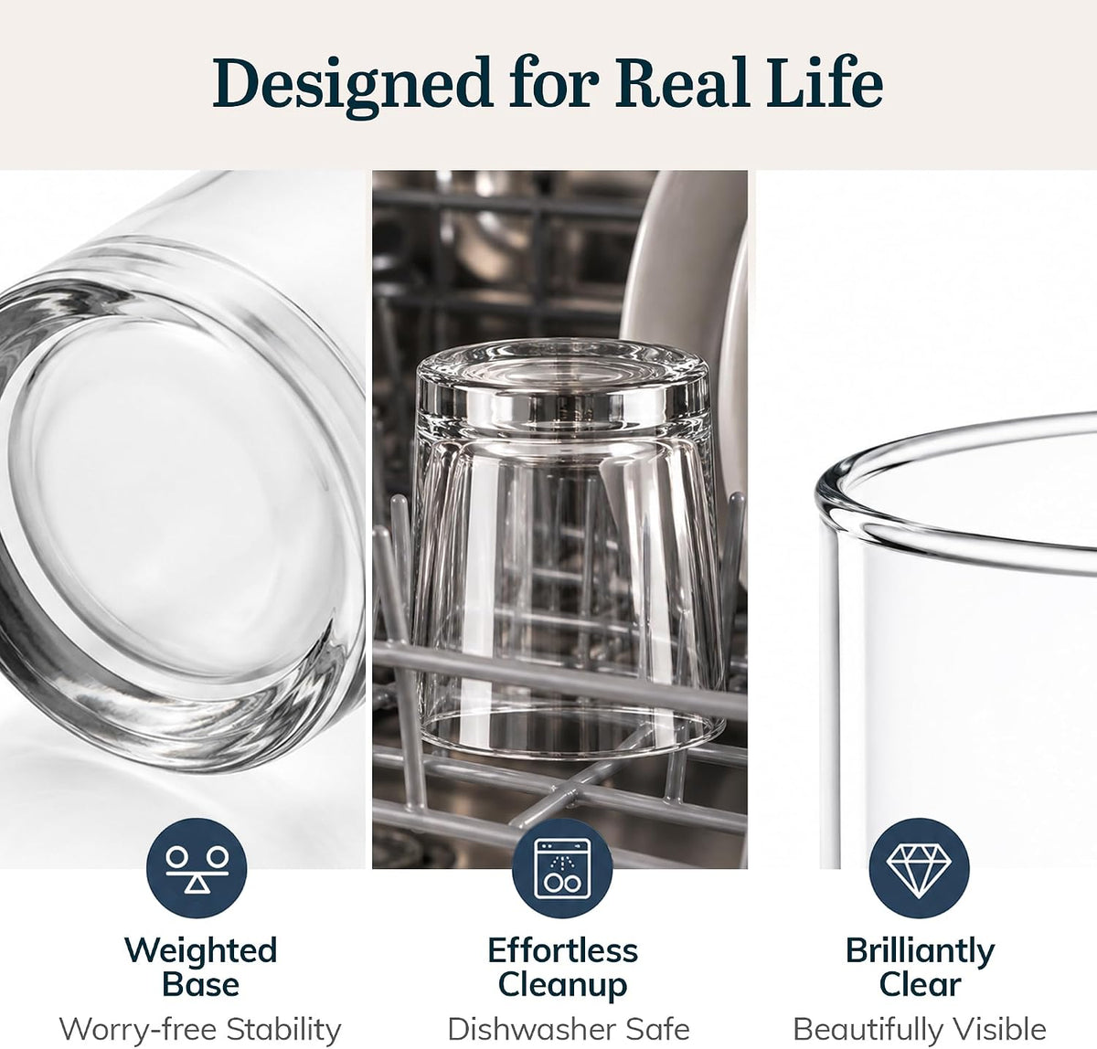 Libbey 917CD Heavy Base Rocks Glasses Set of 12, 11 oz