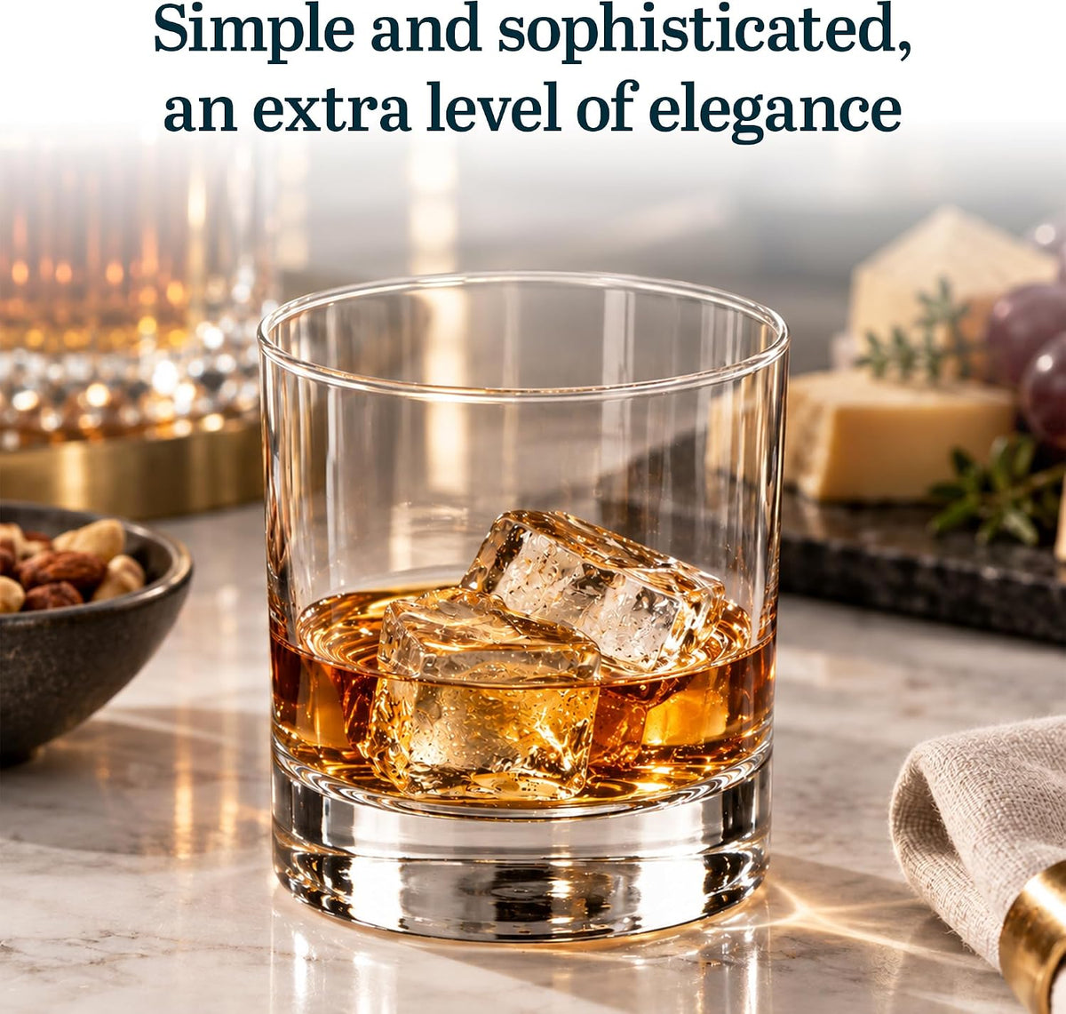 Libbey 917CD Heavy Base Rocks Glasses Set of 12, 11 oz