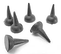 Rubber Candle Mold Plugs, Bag of 5