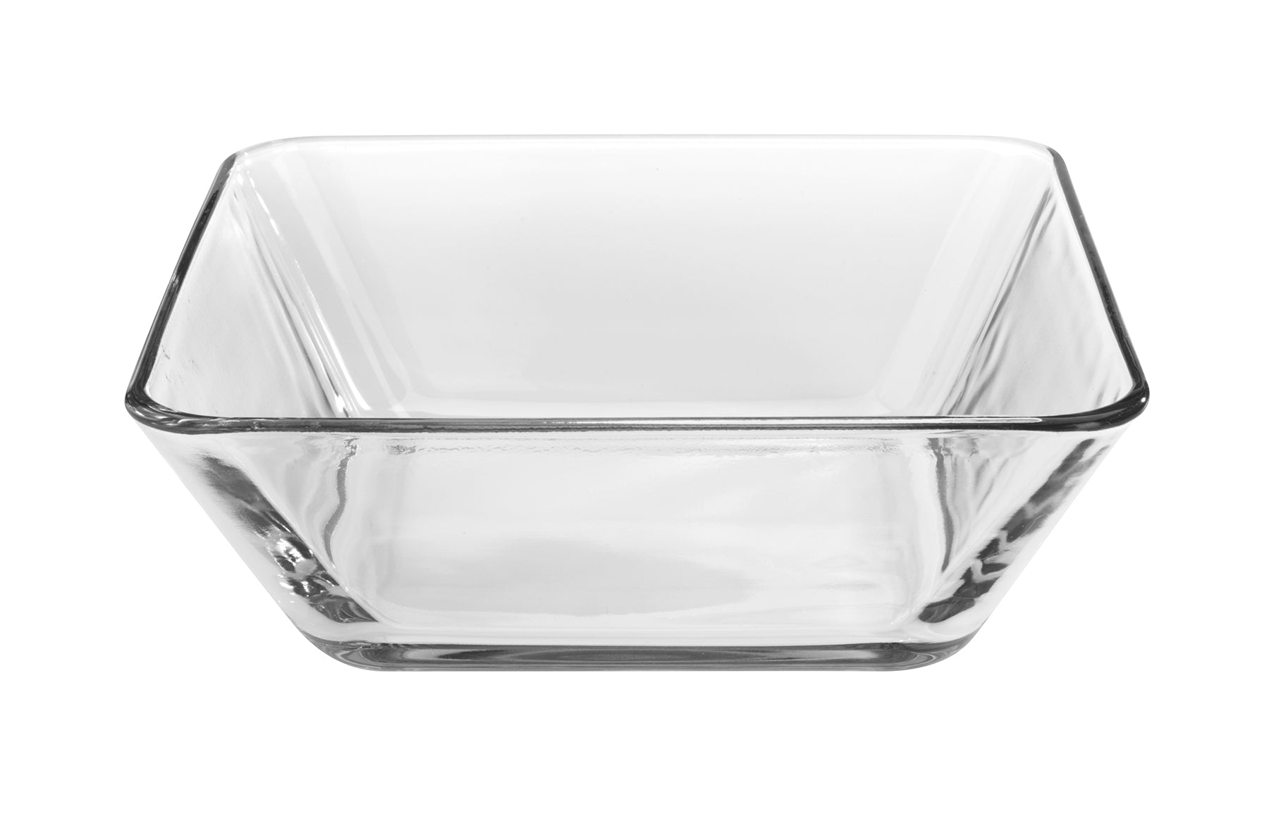 8 inch Clear Glass Square Serving Bowl - Case of 4